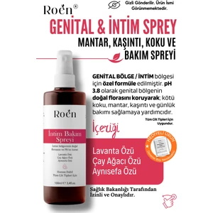 Genital Bölge Koku Giderme, Akıntı ve Mantar Intim Spreyi Ph 3.8 100 ml