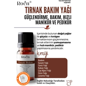 Tırnak Güçlendirici, Hızlı Manikür-Pedikür, Doğal Tırnak Bakım Yağı 20ML