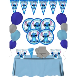 Stitch Lilo ve Stiç Doğum Günü Parti Süsleri Seti