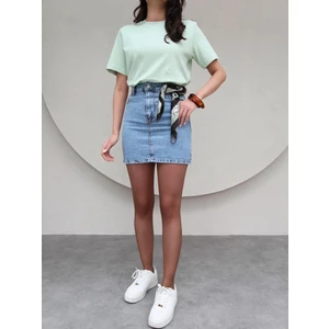 Mini Denim Etek