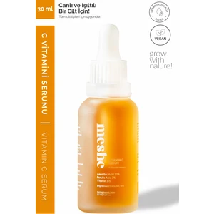 Leke Karşıtı Aydınlatıcı Vitamin C Serum Glutatyon, Ferulic Asit Ascorbic Asit 30 ml