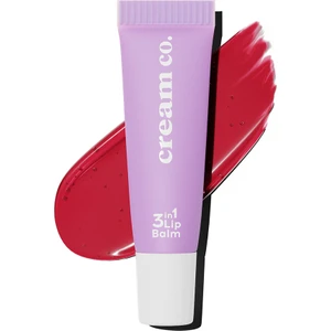 Cream Co. 3in1 Lip Balm 404 | Nemlendirici Parlatıcı Dudak Bakım | Kırmızı Çilek | Hyaluronik Asit Seramid