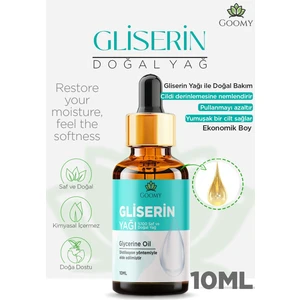 Gliserin %100 Doğal Bitkisel Yağı Gliserin Oil 10ML