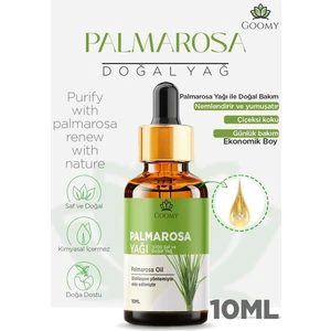 Palmarosa Uçucu Yağı 10ML %100 Doğal Bitkisel Palmarosa Oil 10ML