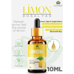 Limon Uçucu Yağı 10 ml %100 Saf ve Doğal Lemon Essential Oil