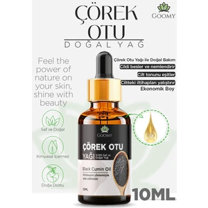 Soğuk Sıkım Çörek Otu Yağı %100 Doğal Bitkisel Uçucu Yağ Black Cumin Oil 10ML