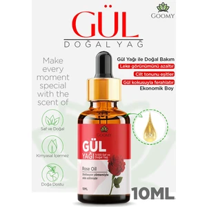 Gül Yağı %100 Doğal Bitkisel Uçucu Yağ Rose Oil 10ML