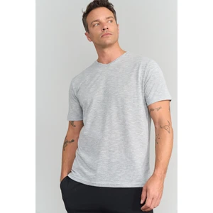 Çetinkaya Mentality 3447 V Yaka Regular T-Shirt Gri