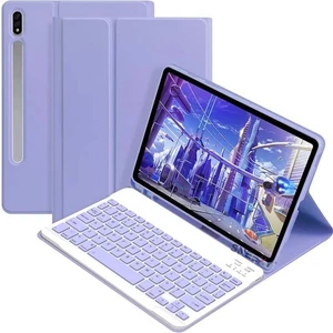 Samsung Galaxy Tab S10 Fe Rgb LED Işıklı Türkçe Karakterli Bluetooth Özellikli Kalemlikli Klavyeli Kılıf Sm- X520