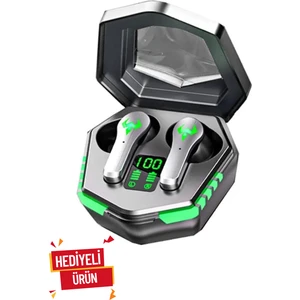 Fr-03 Dijital Göstergeli Kablosuz Oyuncu Kulaklığı Android Ios Uyumlu Düşük Gecikme Gaming Bluetooth Kulaklık Kulak Içi