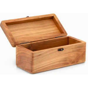 Kapaklı  Ahşap Kalem Kutusu- Organizer - Kiraz