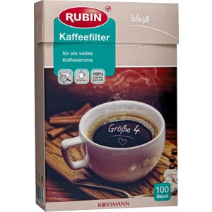 Kahve Filtresi - No:4 Beyaz Renkli 100'LÜ