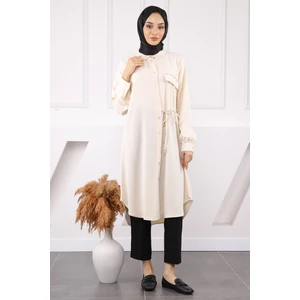 İmaj Butik Taş Yan Bağlamalı Linda Tunik