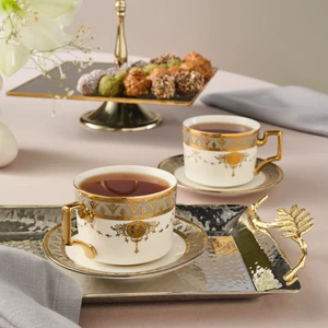 Tuğra 2 Kişilik Çay Fincan Takımı