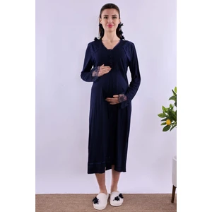 Lacivert Hamile Lohusa Gecelik BYL224232