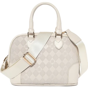 Kadın Krem Uzun Askılı Baskılı Çapraz Çanta 25SBD201626