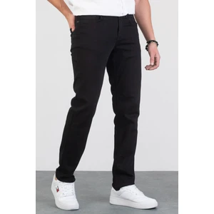 Hlt Jeans Erkek Siyah Regular Fit  Esnek Likralı Denim Jeans Kot Pantolon YENİHLTHE001973