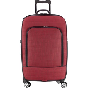 Ekonomik  Kumaş Kırılmaz 4 Tekerlekli Önü Cepli Büyük Boy Valiz