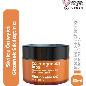 Cosmogenesis Labs Gözenek Sıkılaştırıcı B3 Vitamini Maske 50ML Arındırıcı Detox ve Peeling
