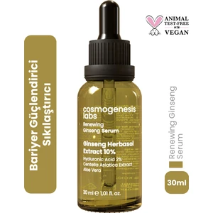 Cosmogenesis Labs Yenileyici Ginseng Vitamin Bakım Serumu 30ML Sıkılaştırıcı Aloe Vera Özü Tazelenme ve Yenilenme