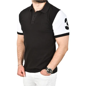 Dar Kesim Pamuklu Polo Yaka Tişört Slim Fit Nefes Alan Kıvrılmaz Polo Yaka Tişört 2503022