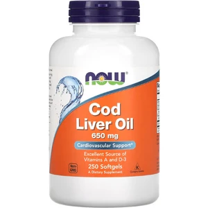 Cod Liver Oil 650 mg  250 Softgels