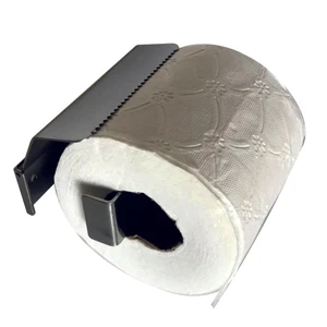Marin TK02 Tuvalet Kağıtlığı, Tuvalet Kağıdı Askısı 304 Kalite Paslanmaz Krom 2+6+11,5+6+2 x 3,5 cm 5 Yıl Garantili + Montaj Seti (2 Dübel + 2 Paslanmaz 304 Vida + 2 Pirinç Pul + 2 Krom Kapak)