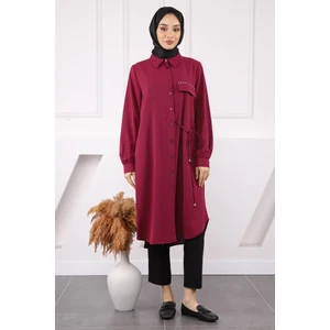 İmaj Butik Taş Yan Bağlamalı Linda Tunik