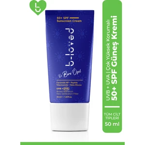 B Loved Yeni Nesil Suya Dayanıklı SPF 50 + Uva Uvb Güneş Koruyucu Krem 50 ml