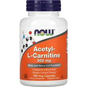 acetyl L-Carnitine 500 mg  100 Veggie Kapsül