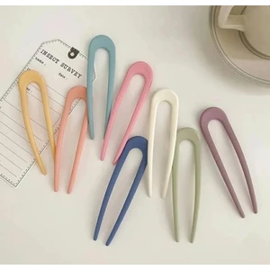 Marchen Collection Kadınlar Için Pastel Tonlarda 8'li Saç Topuz Toka Seti