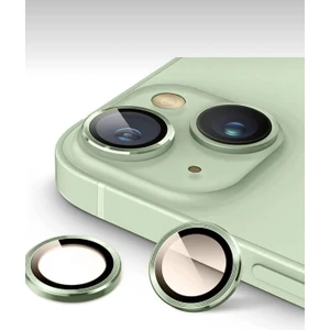 IPHONE 15 / 15 Plus Uyumlu Tempered Glass Kamera Lens Koruyucu