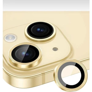 IPHONE 15 / 15 Plus Uyumlu Tempered Glass Kamera Lens Koruyucu