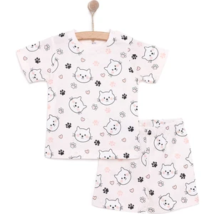 Hellobaby Kız Kısa Kol Pijama Takımı Kız Bebek