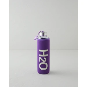 Refresh Bottle Cam Kılıflı Şişe 750 ml Mor