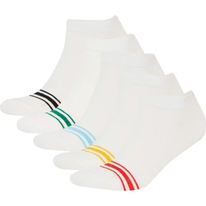 Erkek 5'li Pamuklu Patik Çorap E4088AXNS