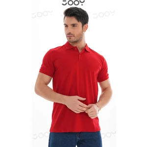 Erkek %100 Pamuk Polo Yaka T-Shirt