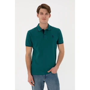 U.s. Polo Assn. Erkek Koyu Yeşil Tişört Basic 50305980-VR101