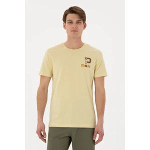 U.s. Polo Assn. Erkek Açık Haki Tişört 50306897-VR183