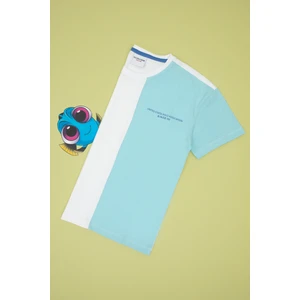 U.S. Polo Assn. Erkek Çocuk Beyaz Oversize Bisiklet Yaka Tişört 50307163-VR013