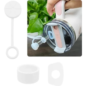 quencher uyumlu 3’lü silikon set – sızdırmaz tıpa, pipet koruyucu ve taban kılıfı