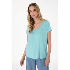 U.S. Polo Assn. Kadın Aqua Basic Tişört 50300829-VR007