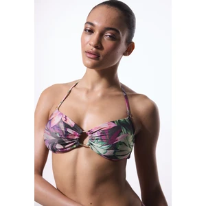 Briella Çiçekli Straplez Bikini Üstü