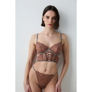 Leo Wire Kahverengi Büstiyer