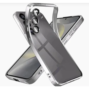 M.TK Moveteck Samsung Galaxy A56 Kılıf Tam Kamera Korumalı Metalik Parlak Renkli Kenarlı Lensli Yumuşak Silikon Arkası Şeffaf