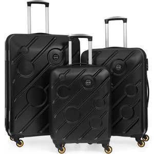 ÇÇS 5208 3 LÜ ABS VALİZ SETİ