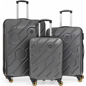 ÇÇS 5208 3 LÜ ABS VALİZ SETİ