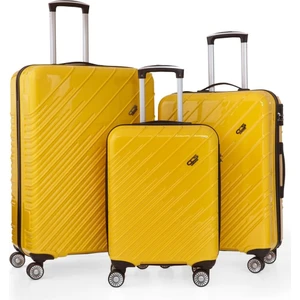 ÇÇS 5234 Polikarbon 3 lü Valiz Seti