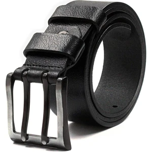 %100 Manda Derisi Çift Dilli Erkek Kot Kemeri 4,5 cm