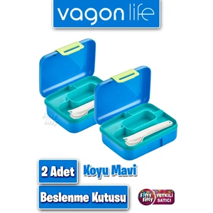 2'li Set Beslenme Kutusu (Seçtiğiniz Renkte 2 Adet Gönderilir) Ürün Vagonlife Markadır